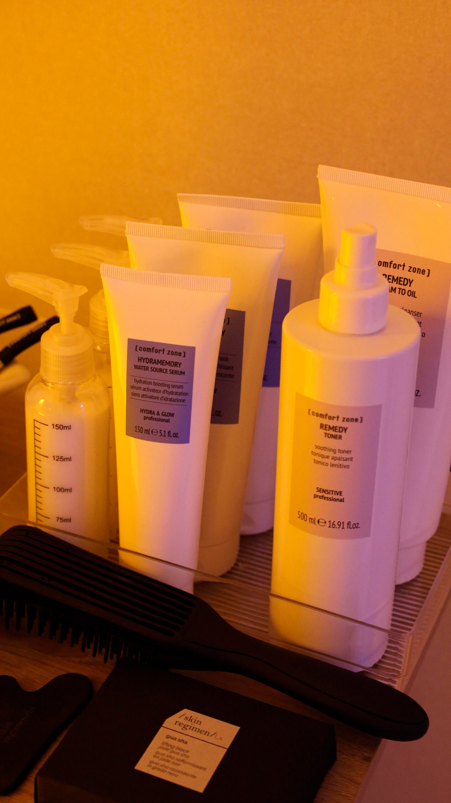 Prodotti Comfort Zone utilizzati nei rituali Head Spa Astrea